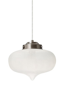 Besa Mira Pendant Satin Nickel Frost 1x4W LED Filament (127|1JT-MIRAFR-EDIL-SN)