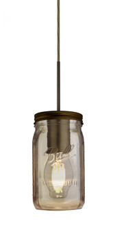 Besa Pendant Milo 4 Bronze Smoke 1x5W LED Filament (127|1JT-MILO4SM-EDIL-BR)