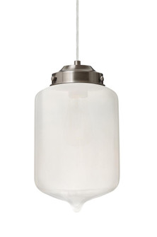 Besa Olin Pendant Satin Nickel Frost 1x4W LED Filament (127|1JC-OLINFR-EDIL-SN)