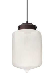 Besa Olin Pendant Bronze Frost 1x60W Medium Base T10 (127|1JC-OLINFR-BR)