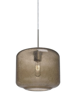 Besa Niles 10 Pendant, Smoke Bubble, Satin Nickel Finish, 1x60W Medium Base T10 (127|1JC-NILES10SM-SN)