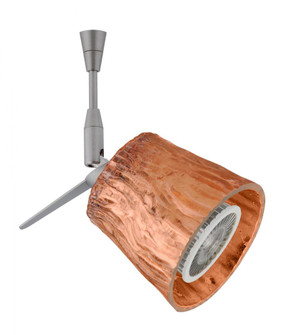 Besa Nico 3 Spotlight Sp Stone Copper Foil Satin Nickel 1x9W LED Mr16 (127|SP-5145CF-LED-SN)