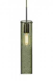 Besa, Juni 16 Cord Pendant, Moss Bubble, Bronze, 1x4W LED Filament (127|1JC-JUNI16MS-EDIL-BR)