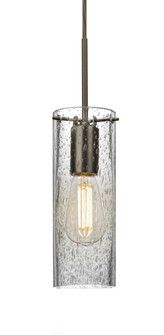 Besa, Juni 10 Cord Pendant, Clear Bubble, Bronze, 1x4W LED Filament (127|1JC-JUNI10CL-EDIL-BR)