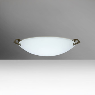 Besa Ceiling Sonya 13 Bronze Satin White 1x11W LED (127|841725-LED-BR)
