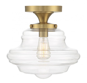 1-Light Ceiling Light in Natural Brass (8483|M60069NB)