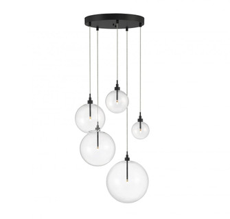 5-Light Pendant in Oil Rubbed Bronze (8483|M10099ORB)