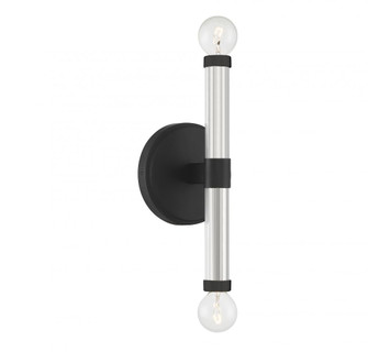 Kingsburg 2-Light Wall Sconce in Matte Black (641|L9-6733-2-89)