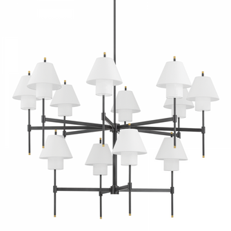 12 LIGHT CHANDELIER (57|PI1899812-AGB/DB)