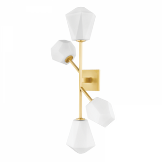 4 LIGHT WALL SCONCE (57|PI1894104-AGB)