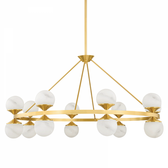 16 LIGHT CHANDELIER (57|8241-AGB)