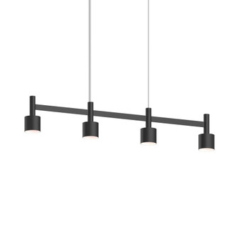 4-Light Linear Pendant w/Drum Shades (107|1784.25-CYL)