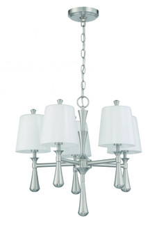 Palmer 5 Light Mini Chandelier in Brushed Polished Nickel (20|57425-BNK)