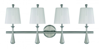Palmer 4 Light Vanity in Brushed Polished Nickel (20|57404-BNK)