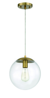 Gaze 1 Light 10'' Pendant in Satin Brass (20|56891-SB)