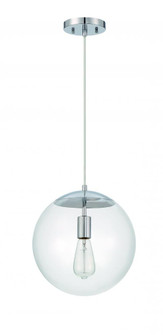 1 Light Medium Pendant with Clear Glass (20|56892-CH)