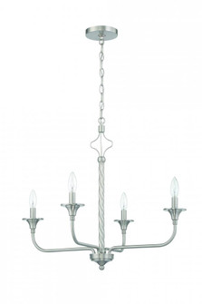 Jolenne 4 Light Chandelier in Brushed Polished Nickel (20|57024-BNK)