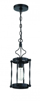 Jolenne 1 Light Mini Pendant in Flat Black (20|57091-FB)