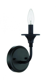 Jolenne 1 Light Wall Sconce in Flat Black (20|57061-FB)