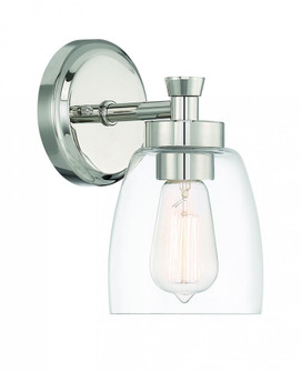 Henning 1 Light Sconce in Polished Nickel (20|12705PLN1)