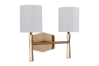 Chatham 2 Light Vanity in Satin Brass (20|16014SB2)