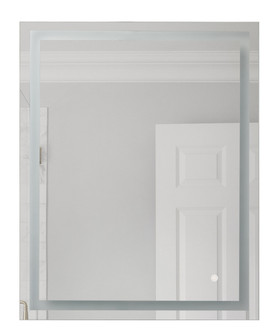 30” x 24” x 1.4” Rectangular Back Lit LED Mirror, Defogger & Dimmer, 3000K (20|MIR106-W)