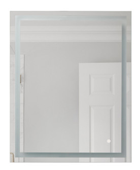 30” x 24” x 1.4” Rectangular Back Lit LED Mirror, Defogger & Dimmer, 3000K (20|MIR106-W)