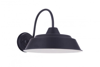 Landmark 1 Light 12'' Outdoor Wall Lantern in Midnight (20|ZA5514-MN)