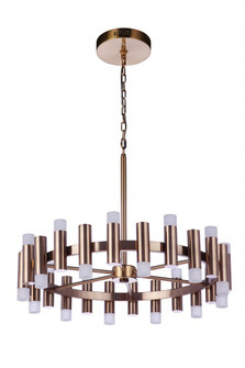 Simple Lux 24 Light LED Chandelier in Satin Brass (20|57524-SB-LED)
