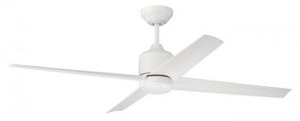 52'' Quell Fan, White Finish, White Blades. LED Light, WIFI and Control Included (20|QUL52W4)