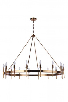 Larrson 16 Light Chandelier in Satin Brass (20|54316-SB)