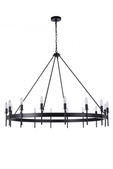 Larrson 16 Light Chandelier in Flat Black (20|54316-FB)