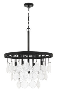 Vesi 5 Light Pendant in Flat Black (20|P981FB5)