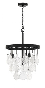 Vesi 4 Light Pendant in Flat Black (20|P980FB4)