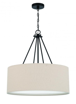 Duke 3 Light 24'' Pendant in Flat Black (20|56594-FB)