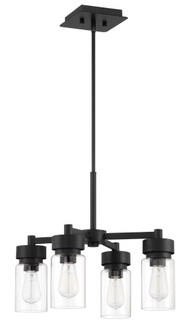 Bennet 4 Light Outdoor Chandelier in Midnight (20|57124-MN)