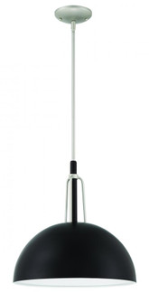 Kahn 1 Light Outdoor Pendant in Midnight/Satin Aluminum (20|ZA4921-MNSA)