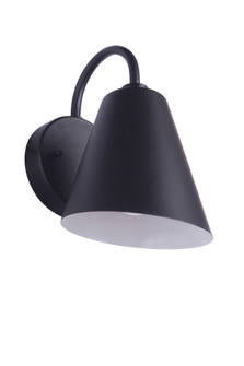 Point Clear 1 Light Small Outdoor Wall Lantern in Midnight (20|ZA5004-MN)