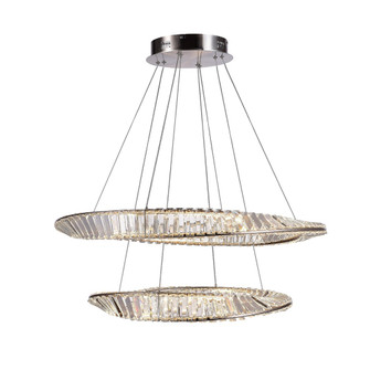 Stella 90W LED Chandelier Satin Nickel (12|AC6723SN)