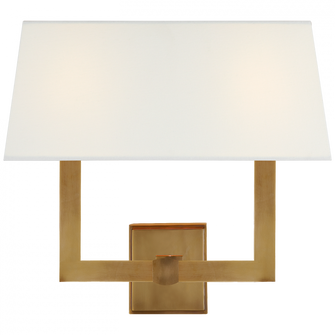 Square Tube Double Sconce (279|SL 2820HAB-L2)