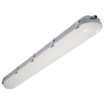 4 Foot; Vapor Proof Linear Fixture with Integrated Microwave Sensor; CCT & Wattage Selectable; IP65 (81|65/824R1)