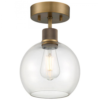 Burgundy LED Semi-Flush (7|63148LEDDLP-ABB/CLR)