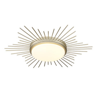 Kieran WG Flush Mount - 18'' in White Gold with Opal Glass Shade (36|9126-FM18 WG-OP)