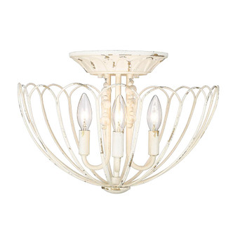 Marguerite 4 Light Semi-Flush in Vintage Parisian White (36|7862-SF VPW)