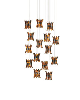Alsop 15-Light Round Multi-Drop Pendant (92|9000-1043)