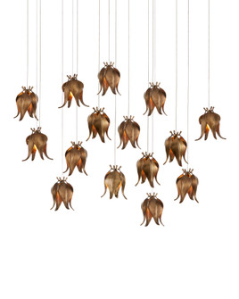 Iota 15-Light Linear Multi-Drop Pendant (92|9000-1023)