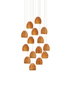 Beehive 15-Light Round Multi-Drop Pendant (92|9000-1001)