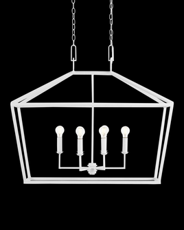 Denison Rectangular White Lantern (92|9000-0979)