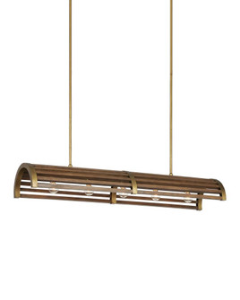 Woodbine Chestnut Rectangular Chandelier (92|9000-0967)