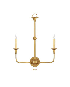 Nottaway Gold Double-Light Wall Sconce (92|5000-0214)